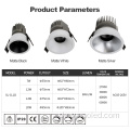 7W/12W/20W verschiedene farbige reflektierende Tassen für Downlight